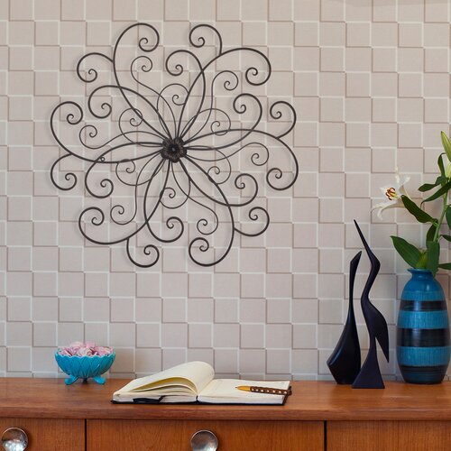 Traditional Plants & Flowers Wall Decor on Metal